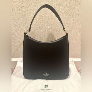Like New! Kate Spade Classic Black Hobo Shoulder Bag